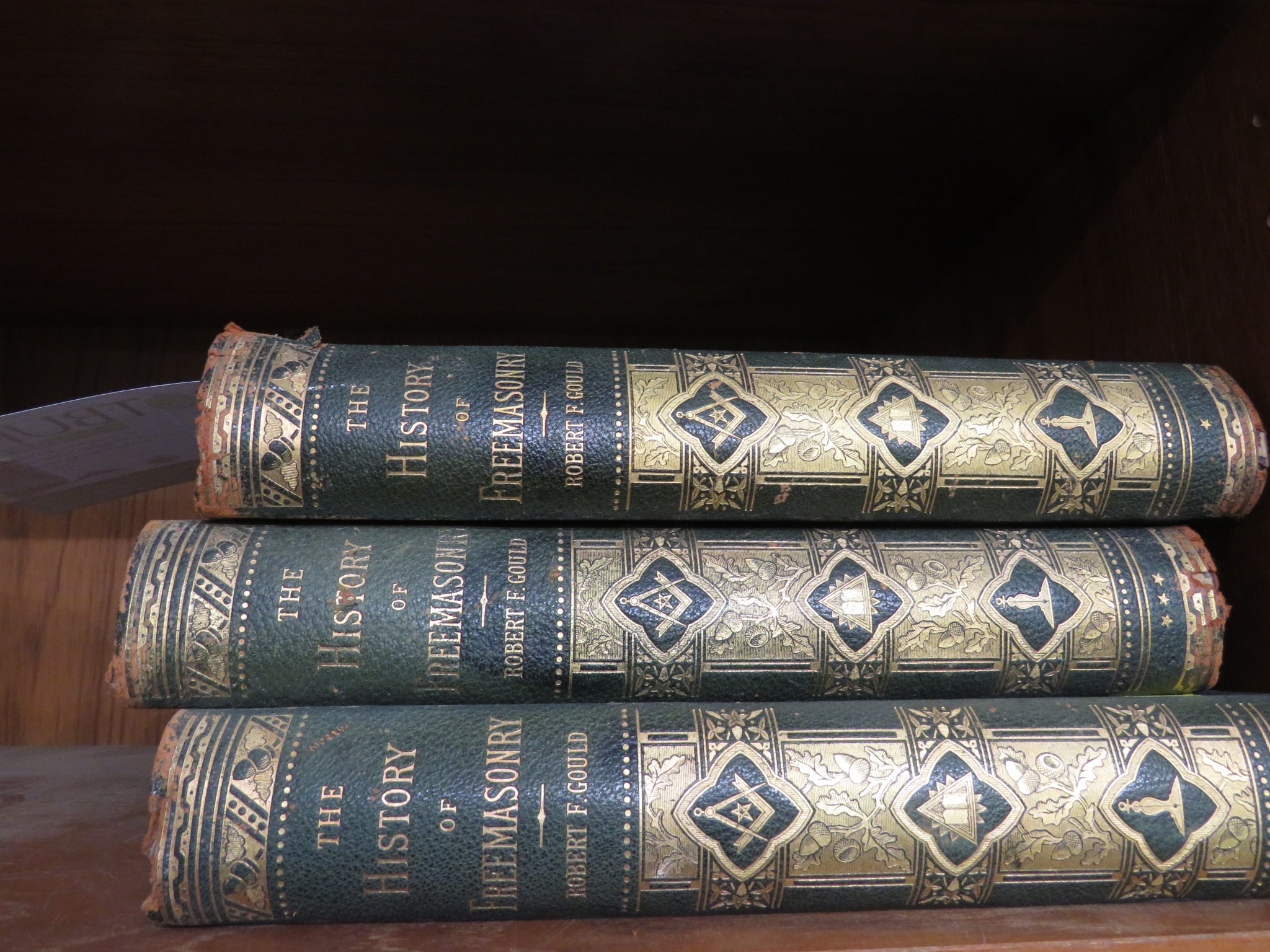 ROBERT FREKE GOULD - THE HISTORY OF FREEMASONRY, THREE VOLUMES, LONDON, BLACKWOOD, LE BAS & CO