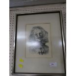 Framed and glazed print 'Velazquez' after Salvador Dali with collectors guild label to reverse.