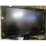 Panasonic Viera 32 inch LCD television with remote and manual.