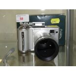 Fujifilm finepix E500 digital camera with tele conversion lens
