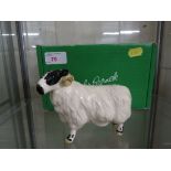 Beswick ram Farini BLK.FA.RAM with original box.