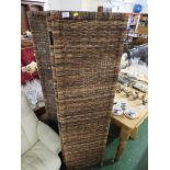 RUSH WOVEN THREE PANEL ROOM DIVIDER