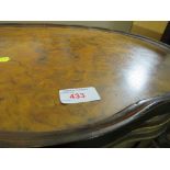 NEST OF THREE MAHOGANY OCCASIONAL TABLES.