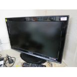 Panasonic Viera 26 inch television with remote.