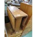 OAK DROP-LEAF OCCASIONAL TABLE