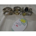 Seven ladies wrist watches including Sekonda and Lorus