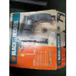 BLACK AND DECKER ELECTRIC HAMMER DRILL WITH BOX.