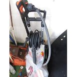 STIHL RE 129 ELECTRIC PRESSURE WASHER WITH VARIOUS FITTINGS.