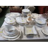 MIXED SELECTION OF CHINA PORCELAIN AND DINNER WARE.