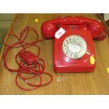 RED DIALLER TELEPHONE