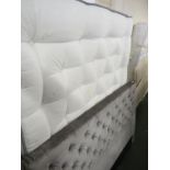 NEXT UPHOLSTERED BED WITH MATTRESS AND HEADBOARD