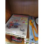 BOXED CONSTRUCTO METAL MODEL KIT WITH KIELCRAFT GLIDER MODEL IN BOX.