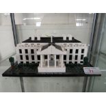 LEGO MODEL OF THE WHITE HOUSE.