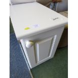 SMALL WHITE MELAMINE CUPBOARD