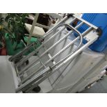 ALUMINIUM FOLDING LUGGAGE TROLLEY.