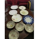 SMALL QUANTITY OF CHINA PLATES AND BOWLS.