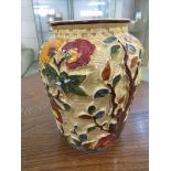 H J WOODS INDIAN TREE PATTERN VASE.