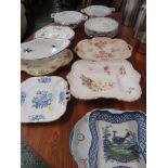 QUANTITY OF VICTORIAN AND EARLY 20TH CENTURY DECORATIVE CHINA
