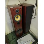 PAIR OF B&W FLOOR STANDING SPEAKERS