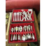 ONEIDA CANTEEN OF STAINLESS STEEL CUTLERY.