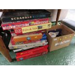 QUANTITY OF BOARD GAMES, JIG SAW PUZZLES, CARD GAMES ETC