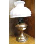 ALADDIN MODEL ELEVEN LAMP WITH GLASS SHADE.