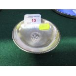 900 FOREIGN SILVER PIN DISH, 1.2 OZT