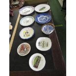 DECORATIVE CHINA AND OTHER PLATES.