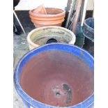 CERAMIC AND TERRACOTTA GARDEN POTS ETC