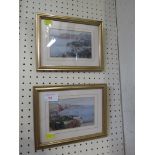 TWO SMALL FRAMED PRINTS OF SIDMOUTH.