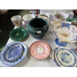 DECORATIVE CHINA PLATES, PLANTERS AND OTHER CHINA