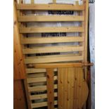 SINGLE PINE BED FRAME WITH TWO STORAGE DRAWERS AND DREAMS MATTRESS FACTORY EXECUTIVE SINGLE MATTRESS