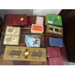 SELECTION OF PLAYING CARDS AND OTHER ITEMS.