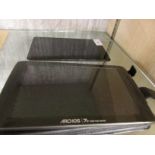 ASUS NEXUS TABLET, TOGETHER WITH ARCHOS SEVENTY INTERNET TABLET WITH CASE.