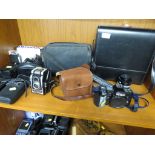 MINOLTA 7000 FILM CAMERA , ROSS ENSIGN FILM CAMERA AND OTHER CAMERA AND ACCESSORIES.