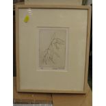 STYLIZED LEAVES, ETCHING, SIGNED IN PENCIL TO THE MARGIN ADRIAN BARTLETT AND NUMBERED 1/75, (17CM