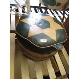 VINTAGE VINYL FOOT STOOL