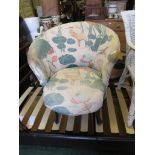 UPHOLSTERED TUB CHAIR