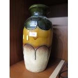 A VINTAGE WEST GERMAN POTTERY VASE.