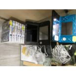 NINTENDO 3 DS PORTABLE GAMES CONSOLE, A 3DS XL CONSOLE, ELEVEN GAMES, CHARGERS AND MANUAL