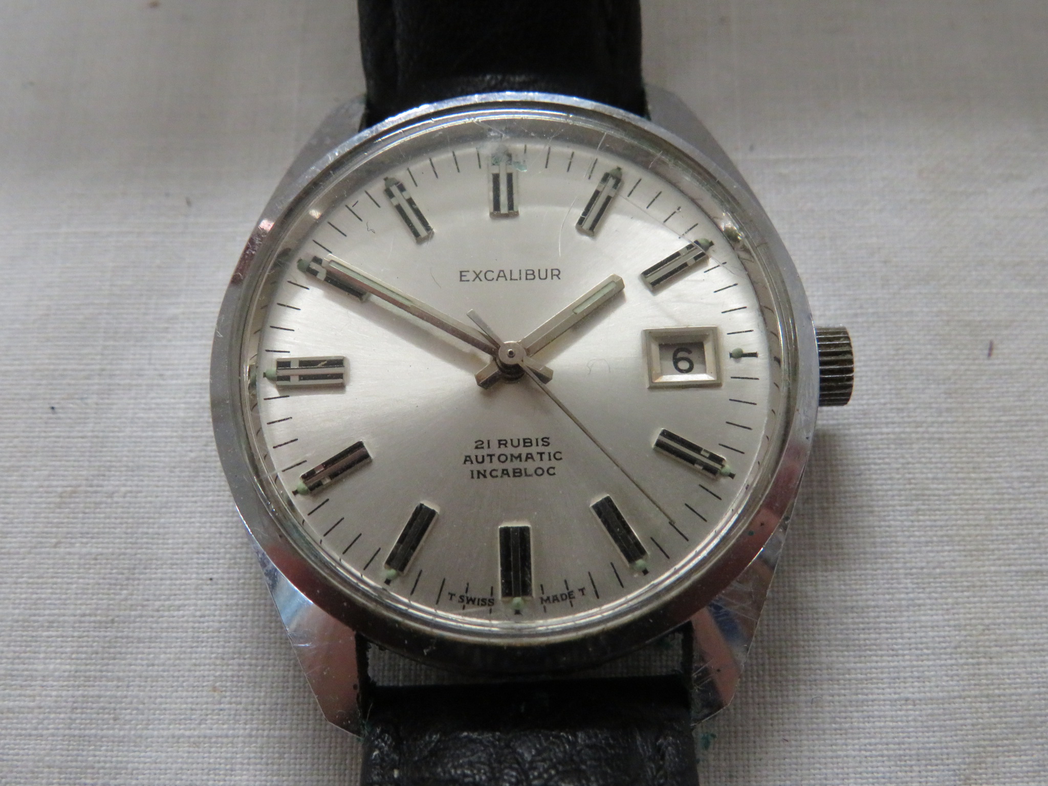 EXCALIBUR WRISTWATCH, ASSORTED CUFFLINKS, TRINKET POTS AND OTHER WATCHES AND SMALL ITEMS. - Image 4 of 9