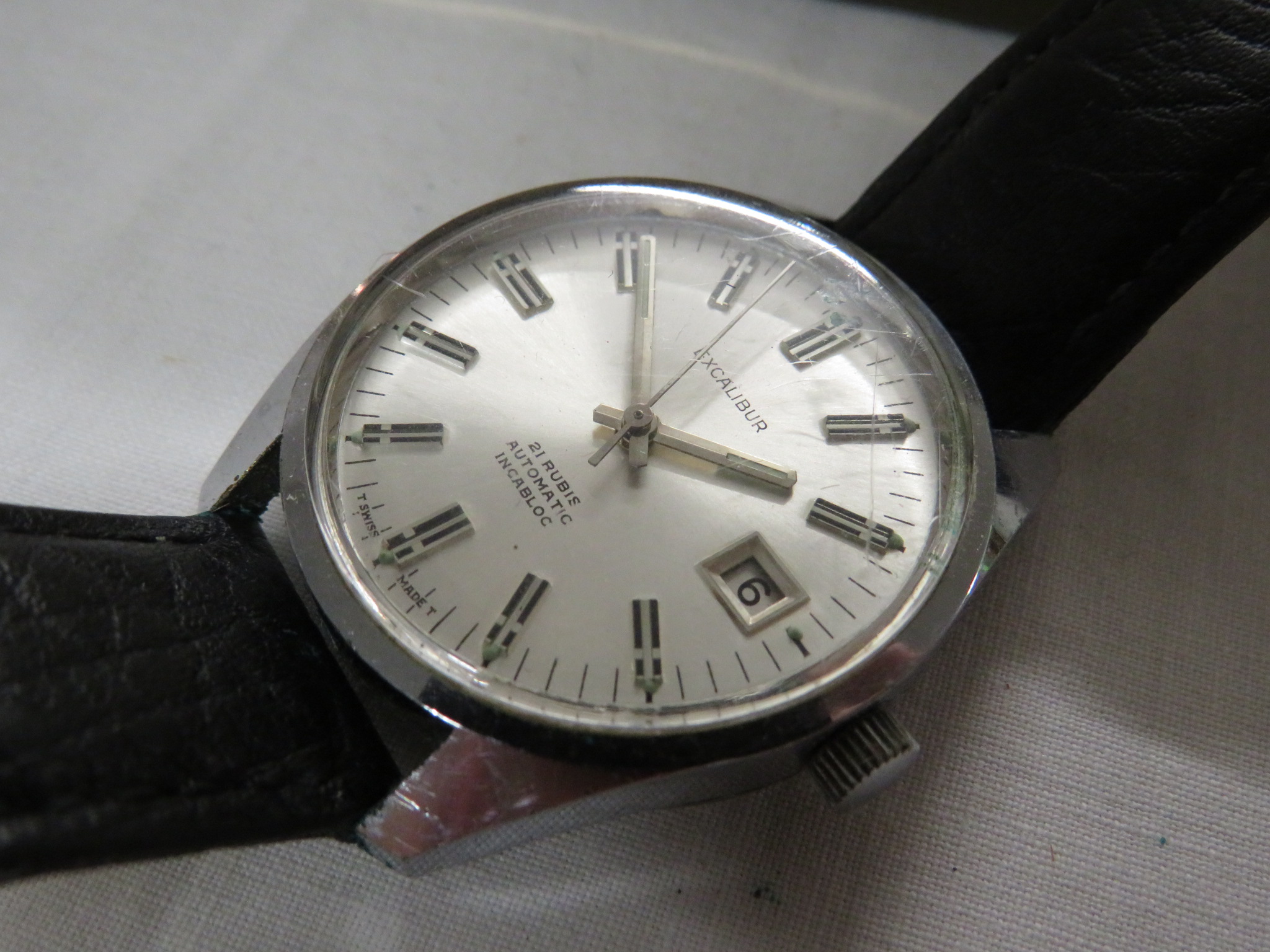 EXCALIBUR WRISTWATCH, ASSORTED CUFFLINKS, TRINKET POTS AND OTHER WATCHES AND SMALL ITEMS. - Image 6 of 9