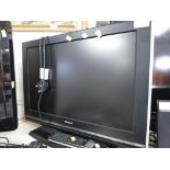 HUMAX LCD TELEVISION WITH REMOTE.