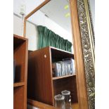 RECTANGULAR WALL MIRROR IN A PINE FRAME , TOGETHER WITH ONE OTHER RECTANGULAR WALL MIRROR.