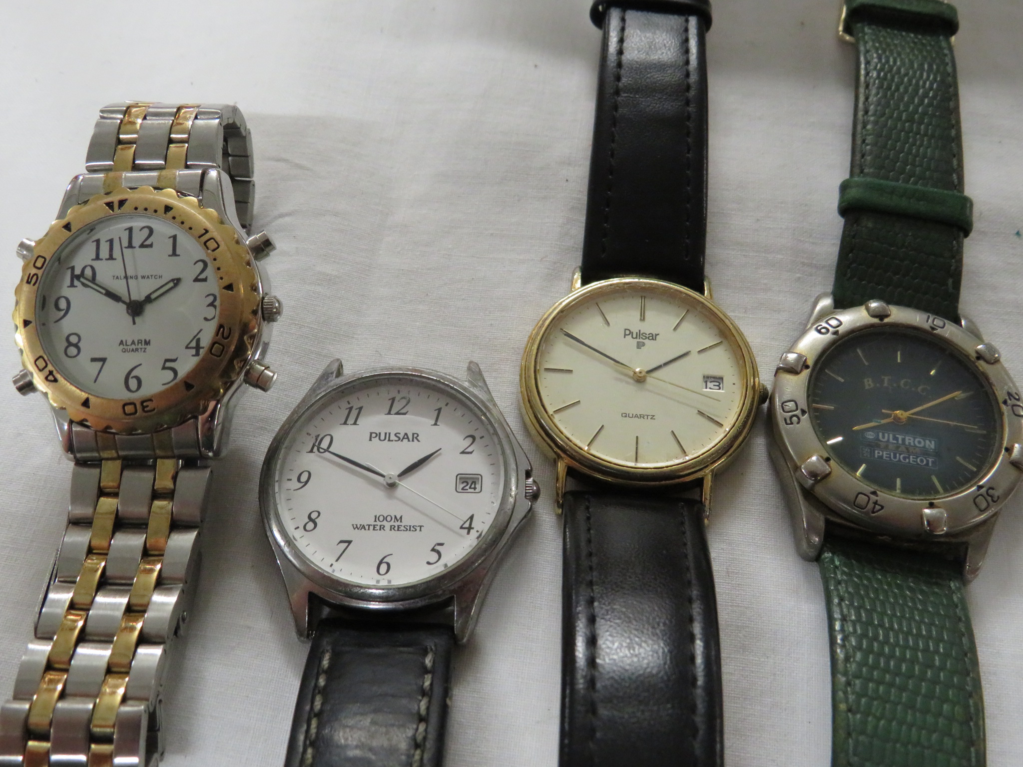 EXCALIBUR WRISTWATCH, ASSORTED CUFFLINKS, TRINKET POTS AND OTHER WATCHES AND SMALL ITEMS. - Image 7 of 9