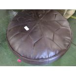 KAIKOO BEAN BAG POUFFE IN DARK BROWN.