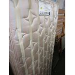 DREAM WORLD SINGLE DIVAN BED AND MATTRESS.