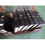 EIGHT BOUND VOLUMES OF THE HISTORY OF THE SECOND WORLD WAR.