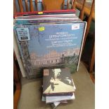 A SMALL SELECTION OF CLASSICAL AND EASY LISTENING LP'S AND CDS.
