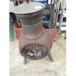 CAST METAL CHIMENEA